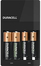 Duracell AA and AAA-size battery charger